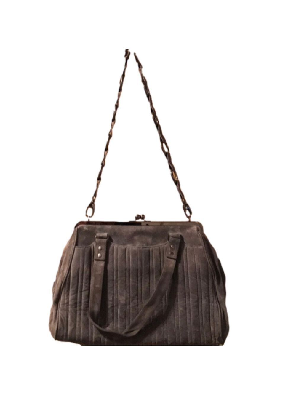 NaN handbags grey suede bag